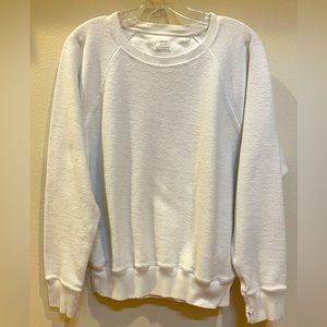 Aerie Women’s Cream Crewneck Sweatshirt Size Small